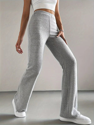 High Waist Flare Pants - StyleLure