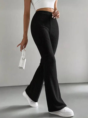 High Waist Flare Pants - StyleLure