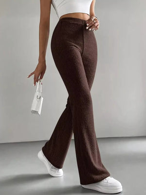 High Waist Flare Pants - StyleLure