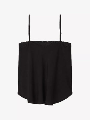 Lace Trim Flowy Cami Top - StyleLure