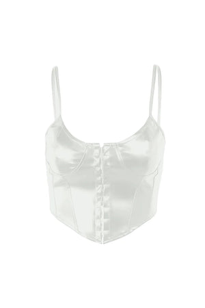 Scoop Neck Spaghetti Strap Cami - StyleLure