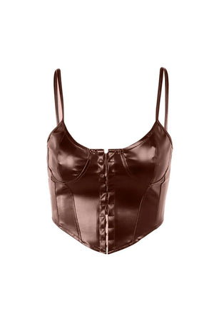 Scoop Neck Spaghetti Strap Cami - StyleLure