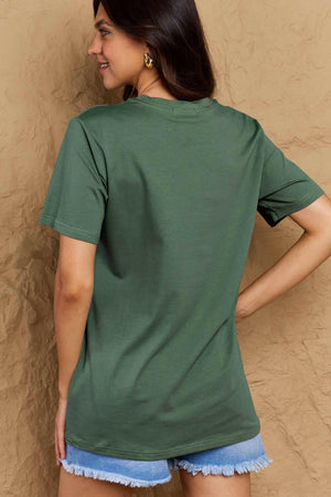 Simply Love Full Size MOM LIFE Graphic Cotton T-Shirt - StyleLure