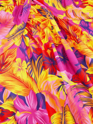 Twisted Printed V - Neck Cami Dress - StyleLure