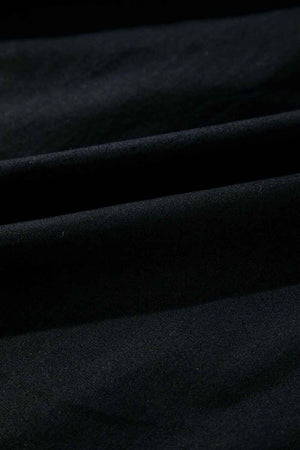 V Neck Ruffled Cap Sleeve Smocked Maxi Dress - StyleLure