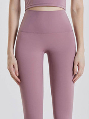 Wide Waistband Sports Leggings - StyleLure