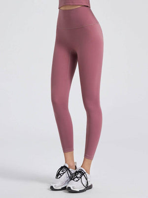 Wide Waistband Sports Leggings - StyleLure