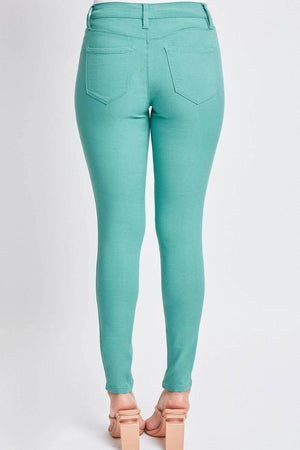 YMI Jeanswear Full Size Hyperstretch Mid-Rise Skinny Pants - StyleLure