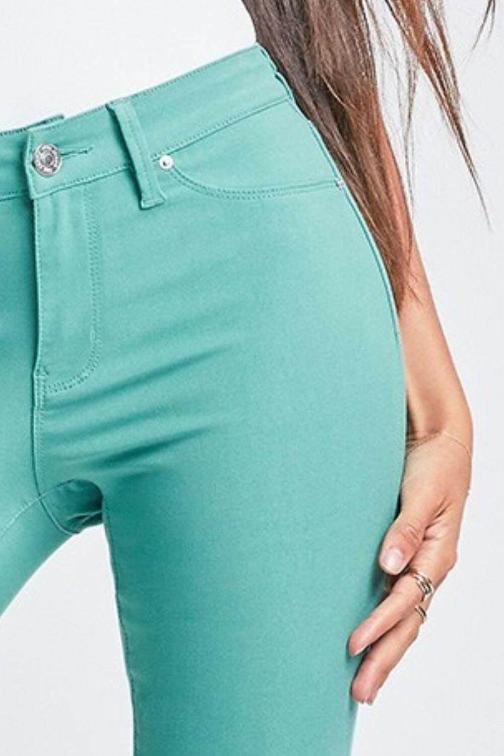 YMI Jeanswear Full Size Hyperstretch Mid-Rise Skinny Pants - StyleLure