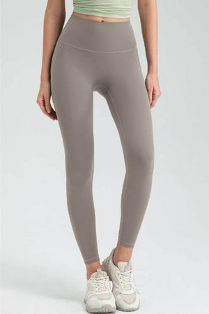 Wide Waistband High Waist Sport Leggings - StyleLure