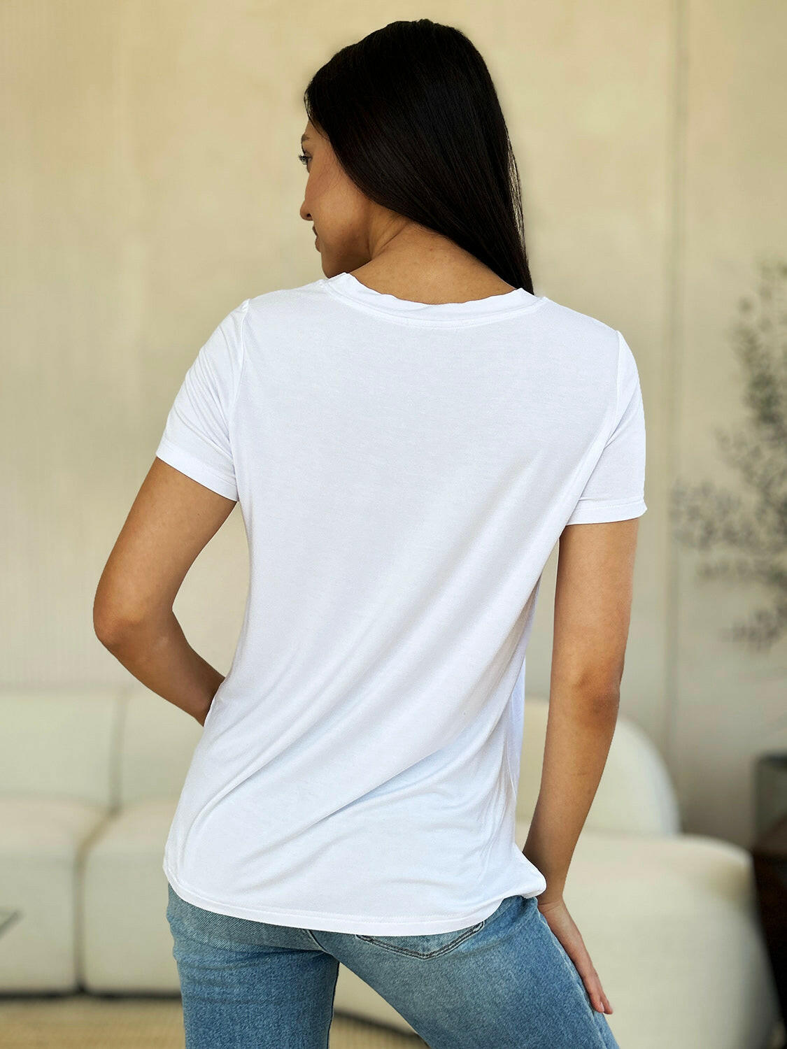 Basic Bae Full Size Round Neck Short Sleeve T-Shirt - StyleLure