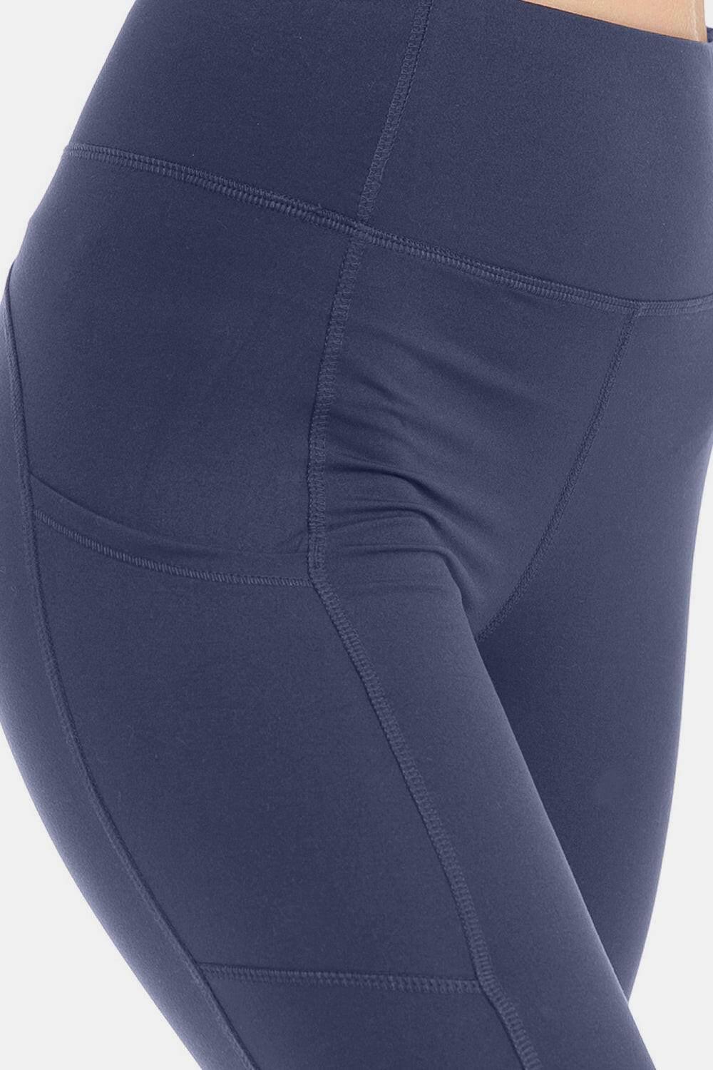 Leggings Depot High Waist Wide Waistband Leggings - StyleLure