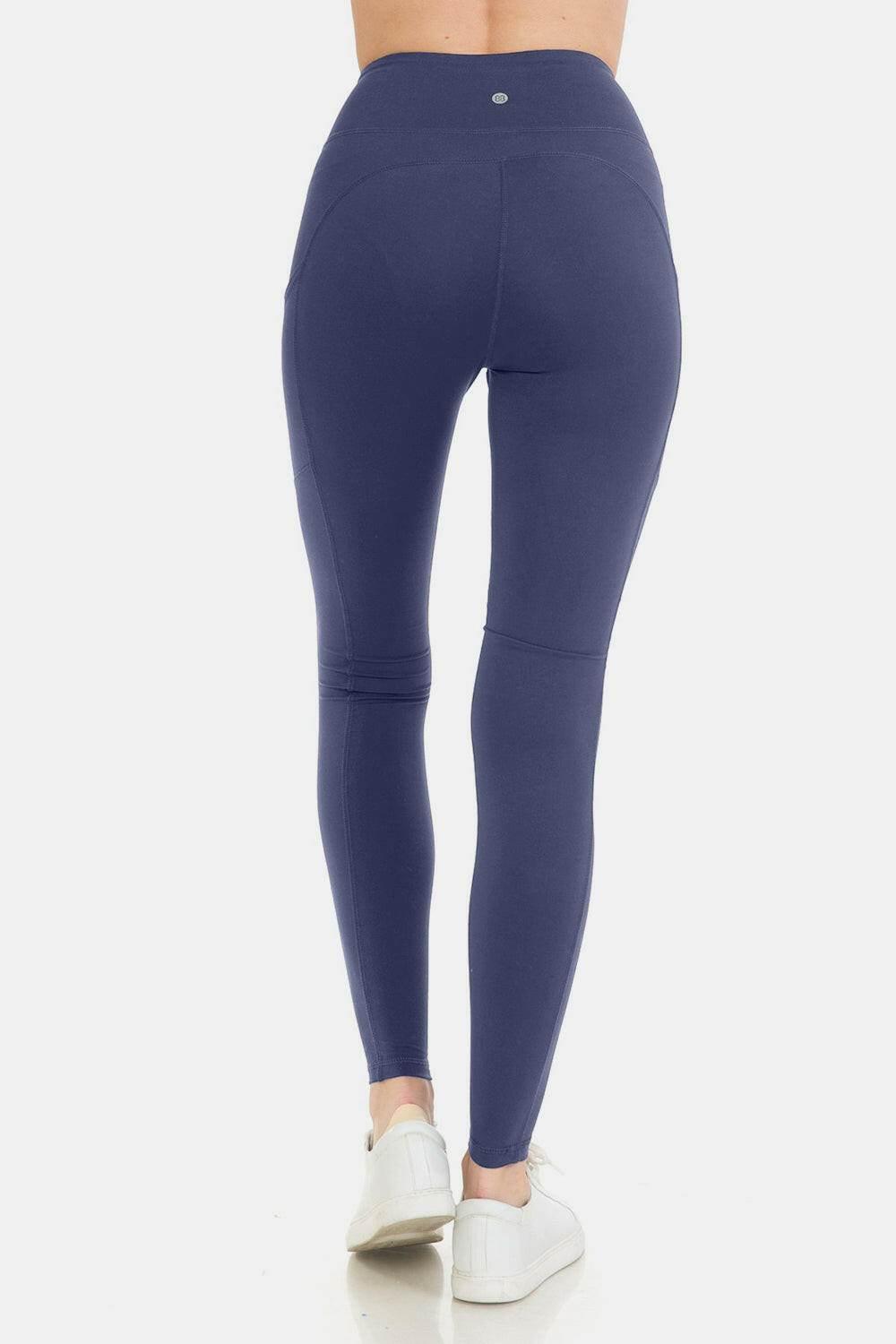 Leggings Depot High Waist Wide Waistband Leggings - StyleLure