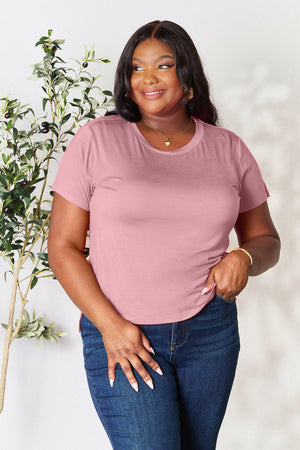 Basic Bae Full Size Round Neck Short Sleeve T-Shirt - StyleLure