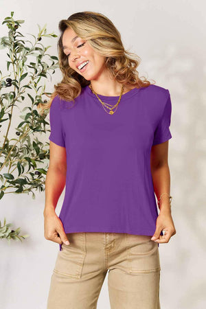 Basic Bae Full Size Round Neck Short Sleeve T-Shirt - StyleLure