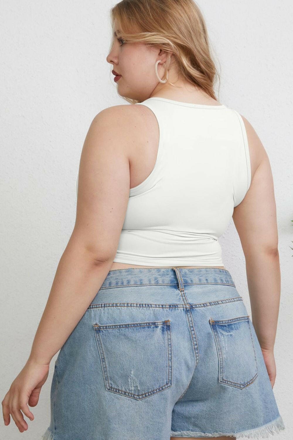 Basic Bae Full Size Round Neck Slim Tank - StyleLure