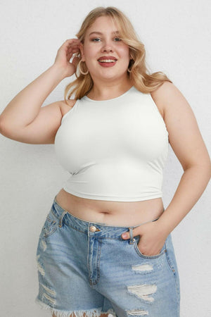Basic Bae Full Size Round Neck Slim Tank - StyleLure