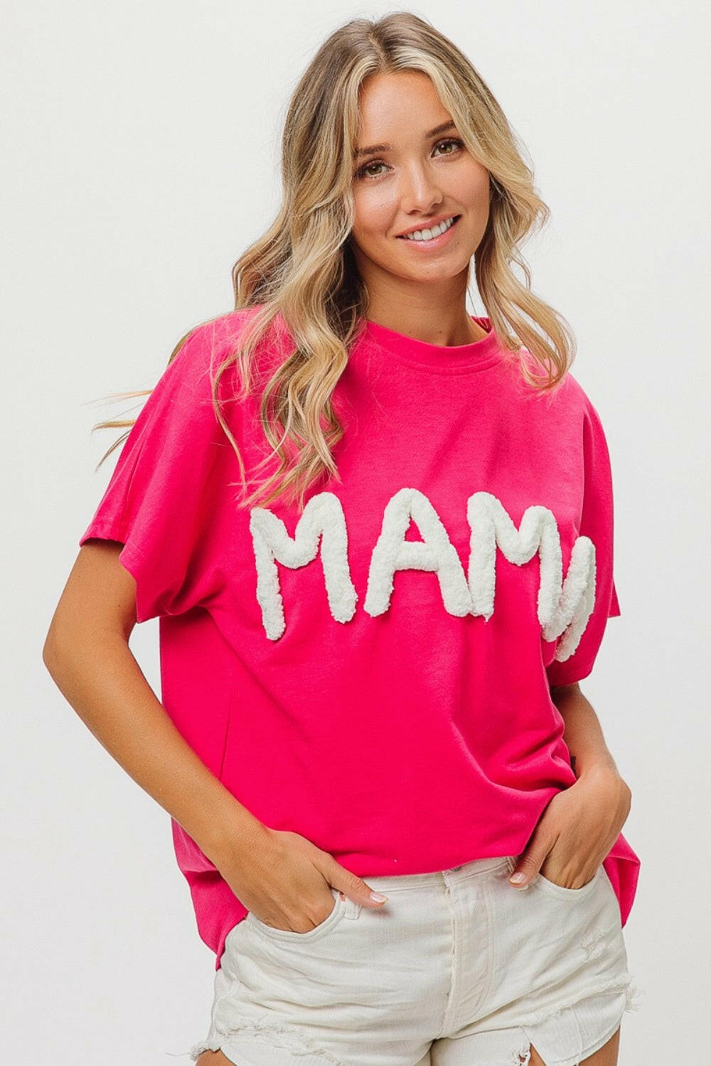 BiBi Round Neck Short Sleeve T-Shirt - StyleLure