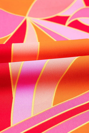 Contrast Grecian Neck Maxi Dress - StyleLure