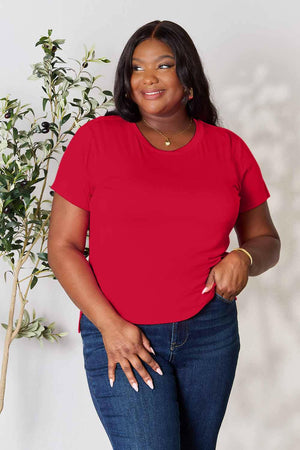 Basic Bae Full Size Round Neck Short Sleeve T-Shirt - StyleLure