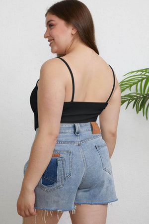 Basic Bae Full Size Round Neck Slim Cami - StyleLure