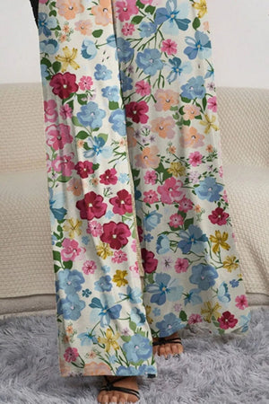 FAM - FAM Decorative Button Spaghetti Strap Wide Leg Jumpsuit - StyleLure