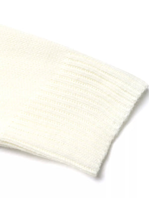 Geometric Round Neck Long Sleeve Sweater - StyleLure