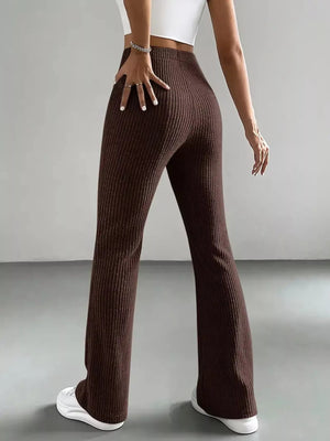 High Waist Flare Pants - StyleLure
