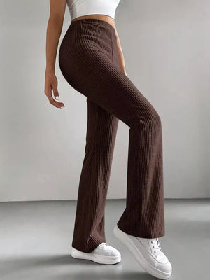 High Waist Flare Pants - StyleLure