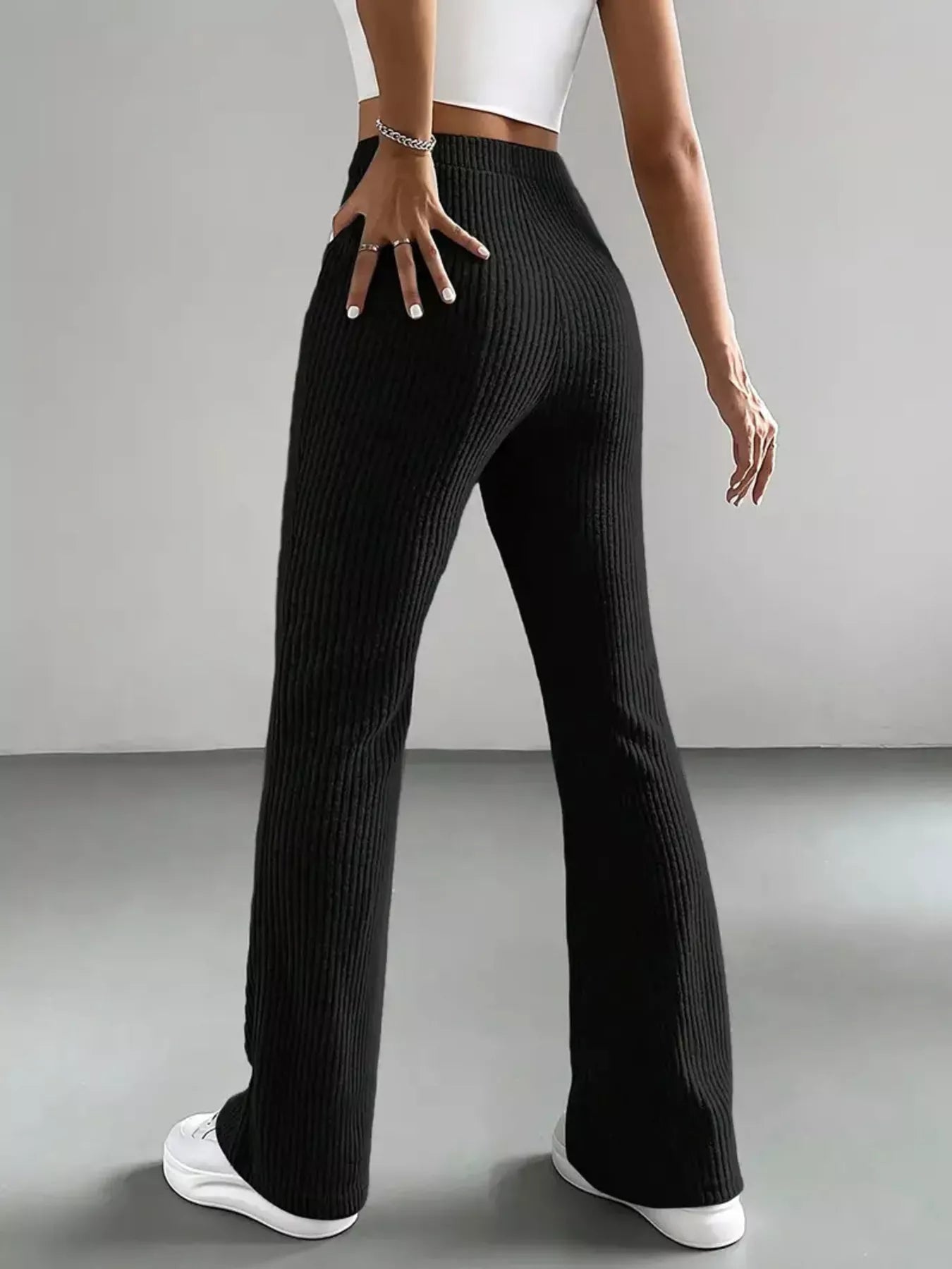 High Waist Flare Pants - StyleLure