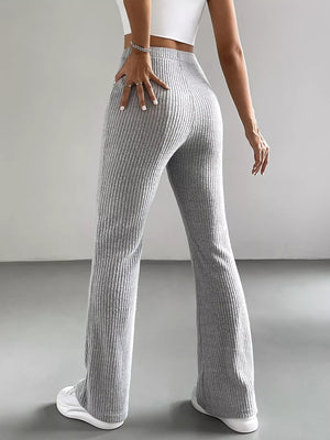 High Waist Flare Pants - StyleLure