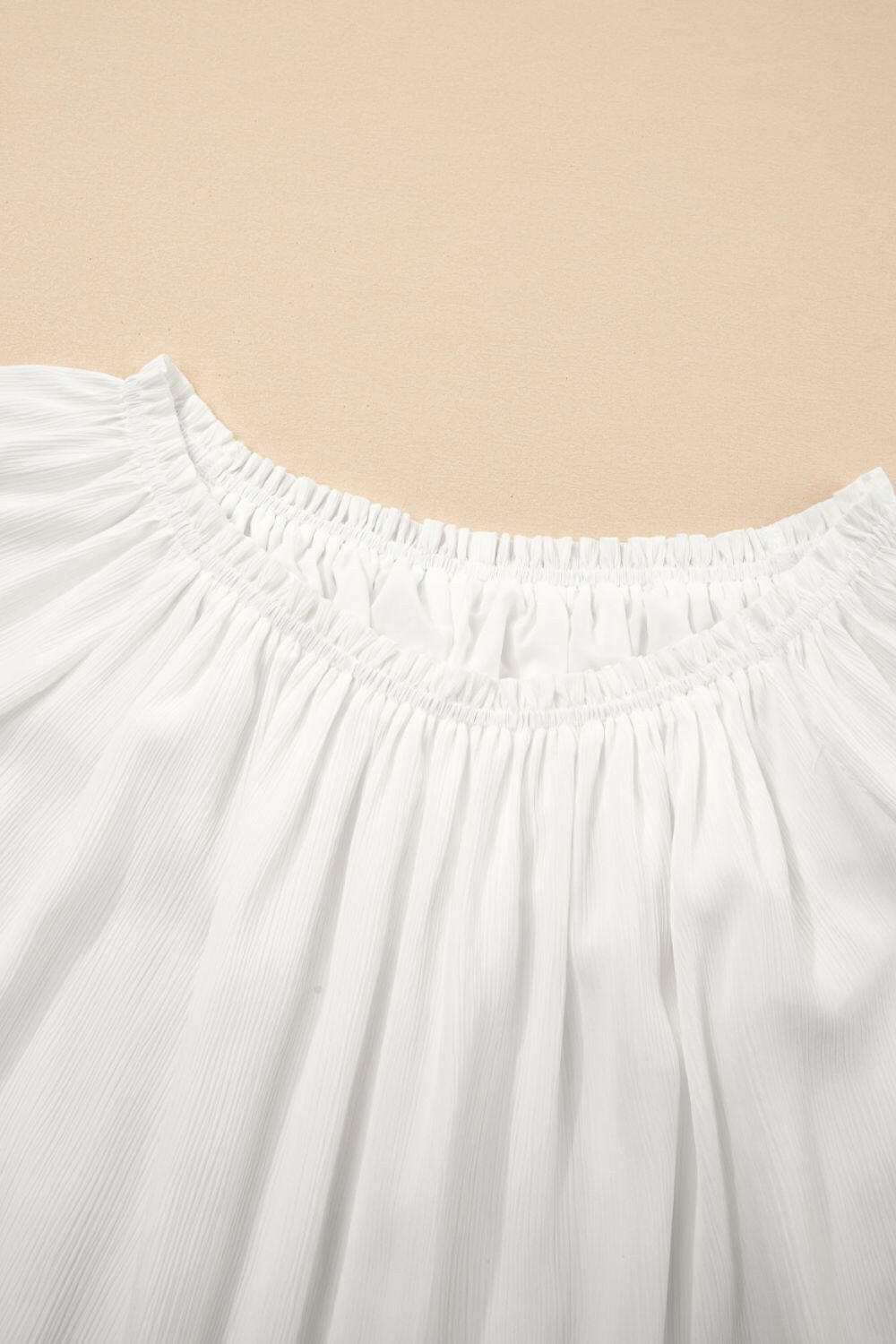 Lace Detail Off - Shoulder Blouse - StyleLure