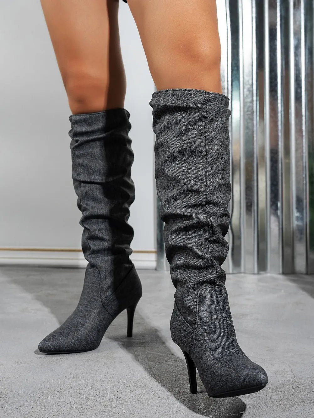 Point Toe Stiletto Boots - StyleLure