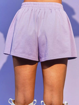 Sequin Round Neck Top and Shorts Set - StyleLure