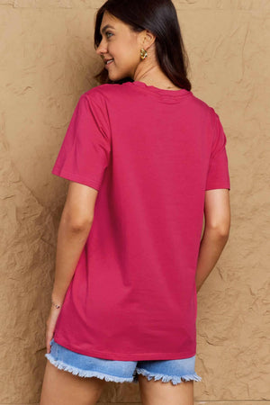 Simply Love Full Size MOM LIFE Graphic Cotton T-Shirt - StyleLure