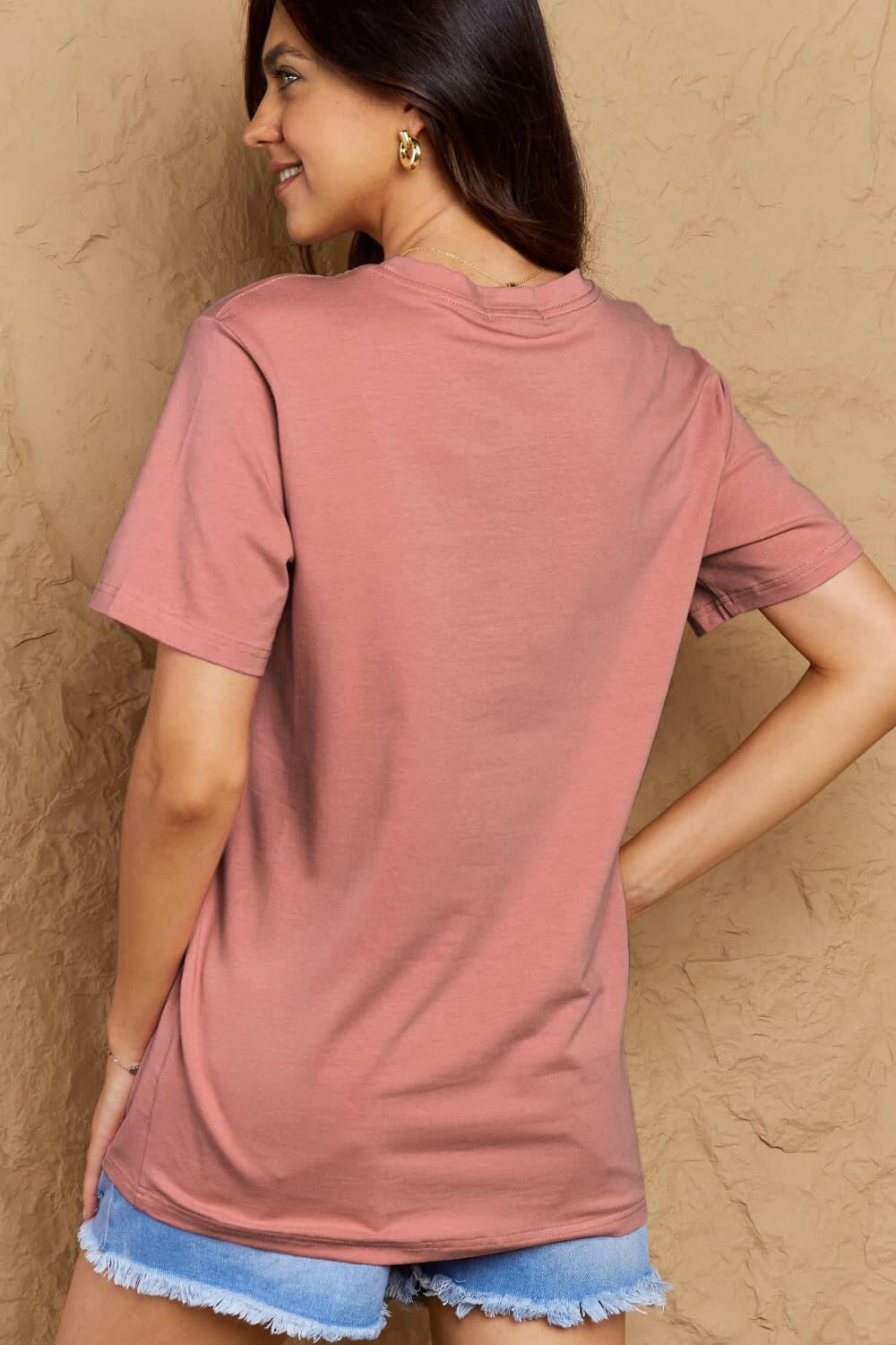 Simply Love Full Size MOM LIFE Graphic Cotton T-Shirt - StyleLure