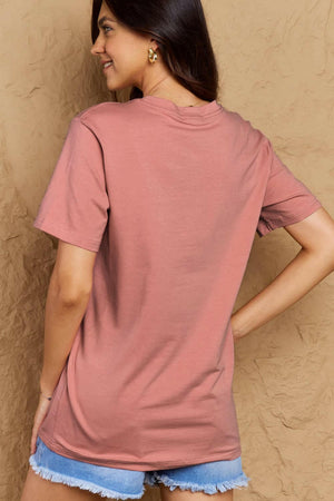 Simply Love Full Size MOM LIFE Graphic Cotton T-Shirt - StyleLure